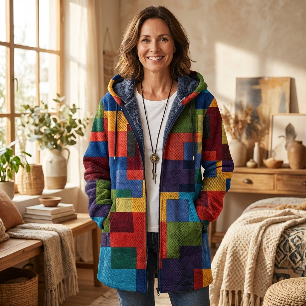 ANNICK • Cardigan Artistique Doux & Confortable