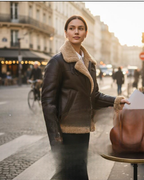 SYLVAIN | VESTE BOMBER AVIATOR EN CUIR