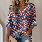 LOUNA | T-SHIRT DECONTRACTE DEGRADE AUX MANCHES LONGUES