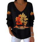 LOUNA | T-SHIRT DECONTRACTE DEGRADE AUX MANCHES LONGUES