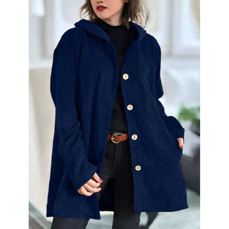 CÉLINE | VESTE EN VELOURS CÔTELÉ DÉCONTRACTÉE