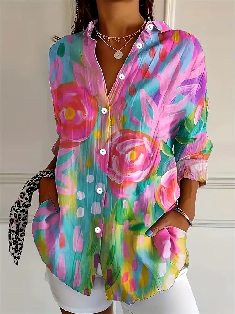 Chemise Floral Femme