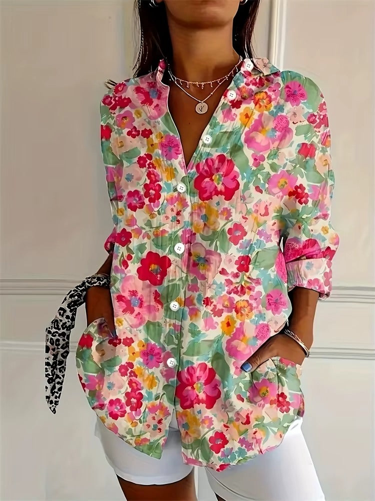 Chemise Floral Femme