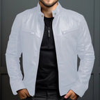 Nouvelle veste en cuir d'affaires pour hommes