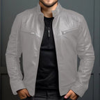 Nouvelle veste en cuir d'affaires pour hommes