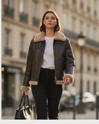 SYLVAIN | VESTE BOMBER AVIATOR EN CUIR